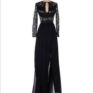 Fame and Partners Black Tie Dress